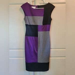 London Times Colorblock Dress